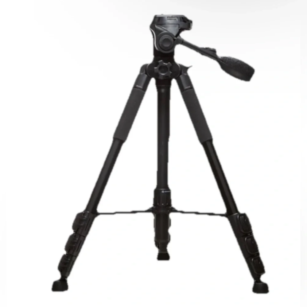 NIB AnywhereCart AC-TRPD-HA - Video/Photo Tripod with 3-Way Pan/Tilt Head & Bag
